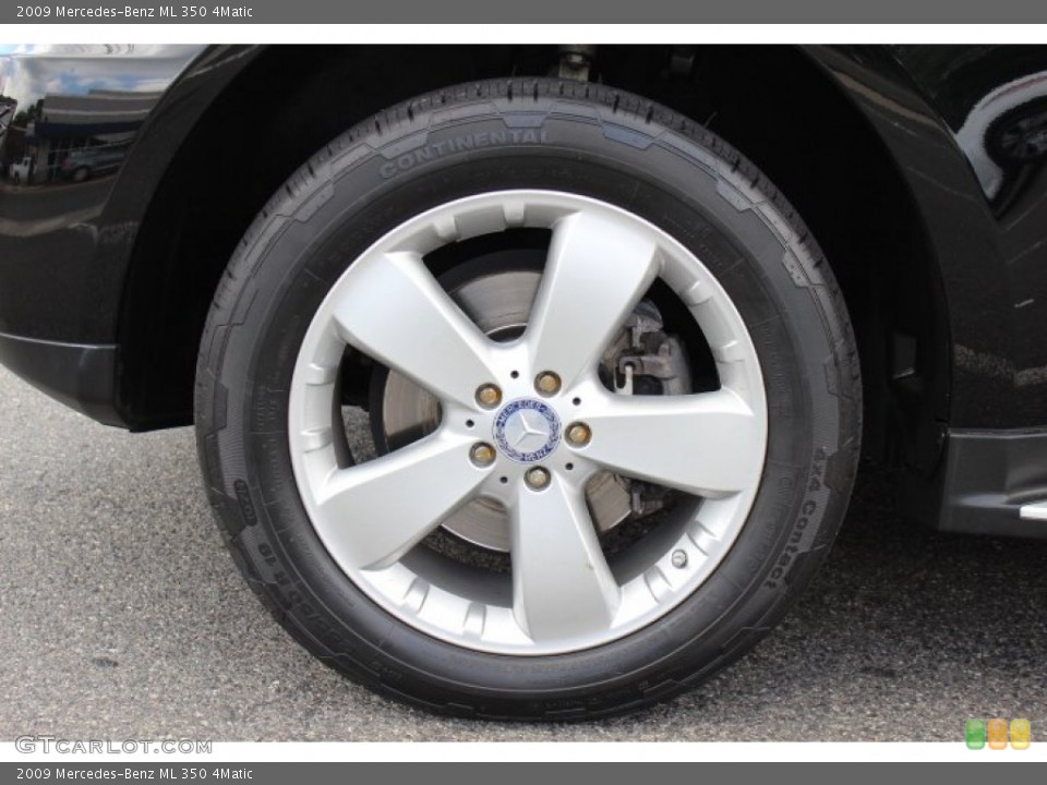 2009 Mercedes-Benz ML 350 4Matic Wheel and Tire Photo #66636059