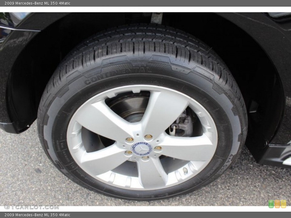 2009 Mercedes-Benz ML 350 4Matic Wheel and Tire Photo #66636068