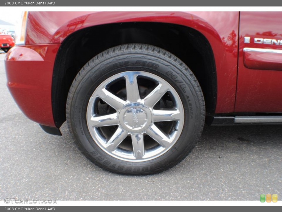 2008 GMC Yukon Denali AWD Wheel and Tire Photo #66636911