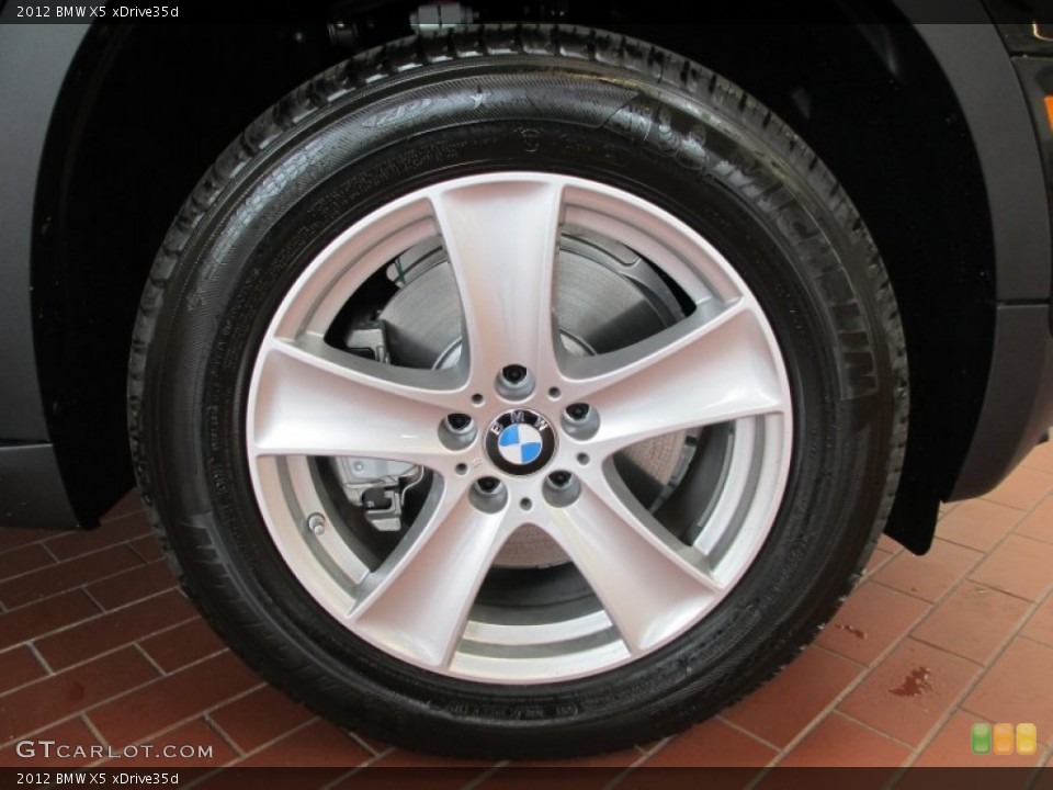 2012 BMW X5 xDrive35d Wheel and Tire Photo #66639293