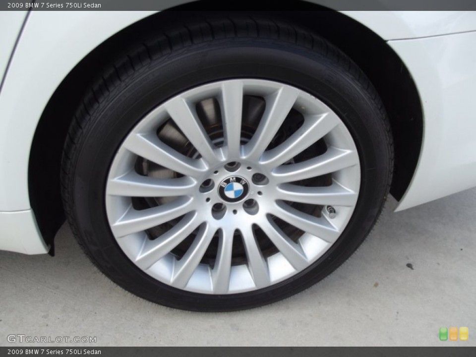 2009 BMW 7 Series 750Li Sedan Wheel and Tire Photo #66639818