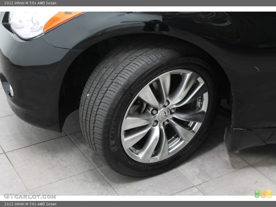 2012 Infiniti M 56x AWD Sedan Wheel and Tire Photo #66642515