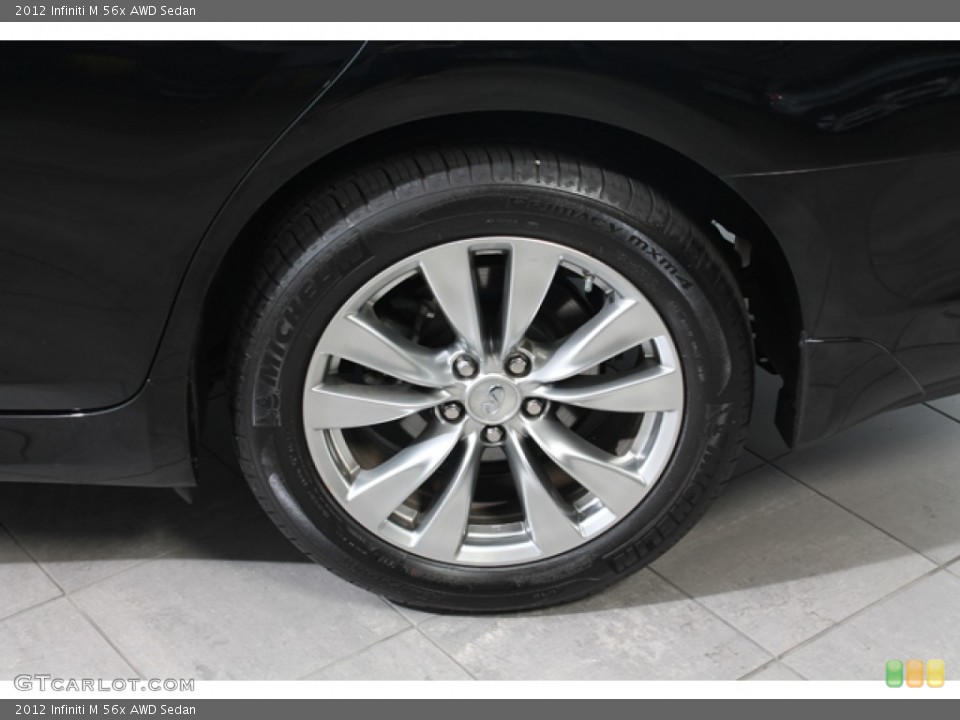 2012 Infiniti M 56x AWD Sedan Wheel and Tire Photo #66642524