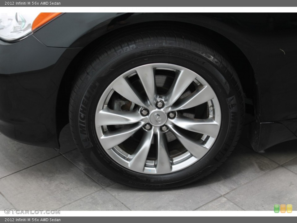 2012 Infiniti M 56x AWD Sedan Wheel and Tire Photo #66642548