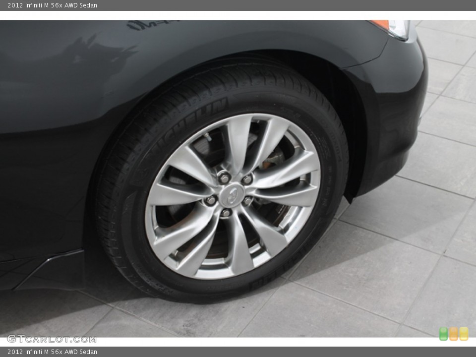 2012 Infiniti M 56x AWD Sedan Wheel and Tire Photo #66642554