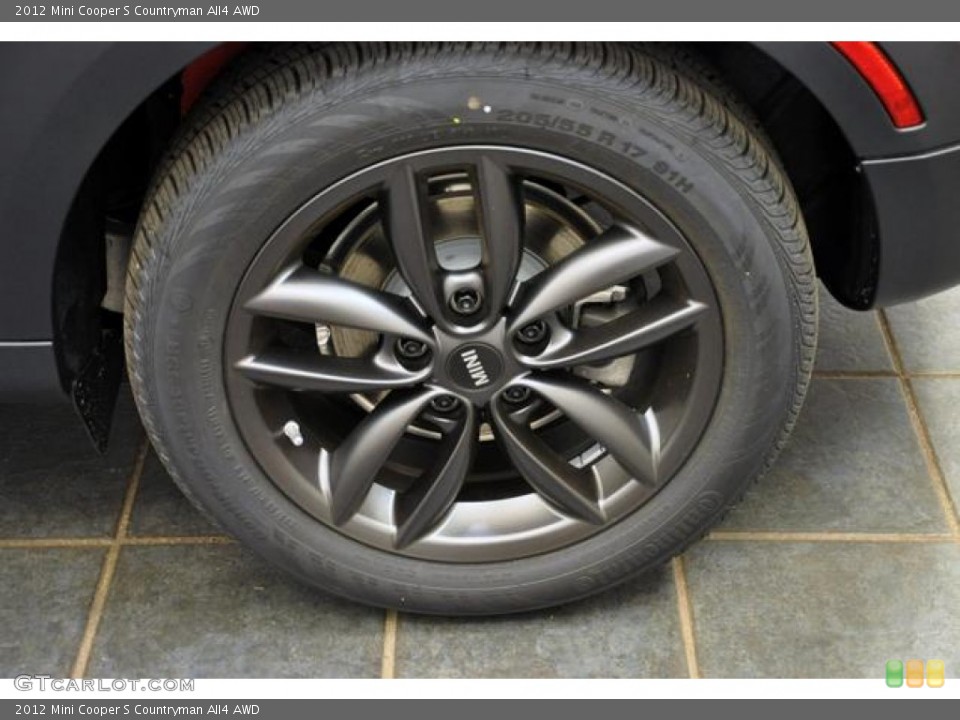 2012 Mini Cooper S Countryman All4 AWD Wheel and Tire Photo #66644324