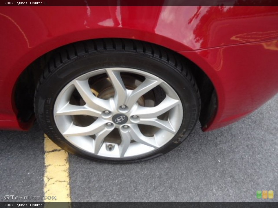 2007 Hyundai Tiburon SE Wheel and Tire Photo #66654306