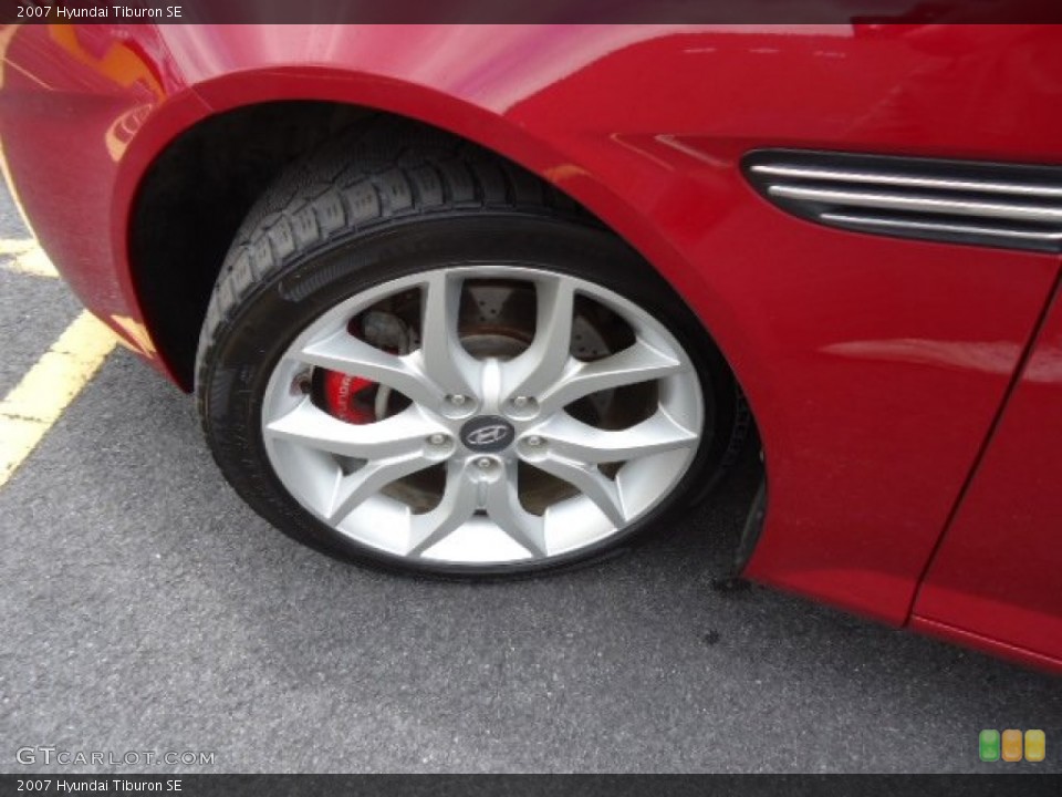 2007 Hyundai Tiburon SE Wheel and Tire Photo #66654314