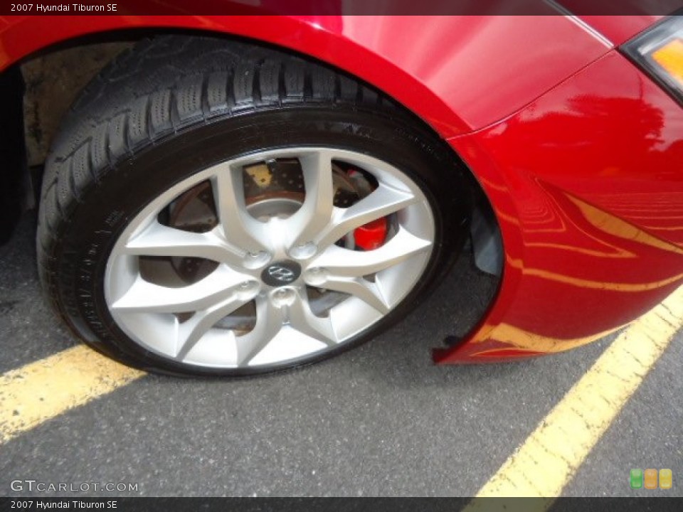2007 Hyundai Tiburon SE Wheel and Tire Photo #66654323