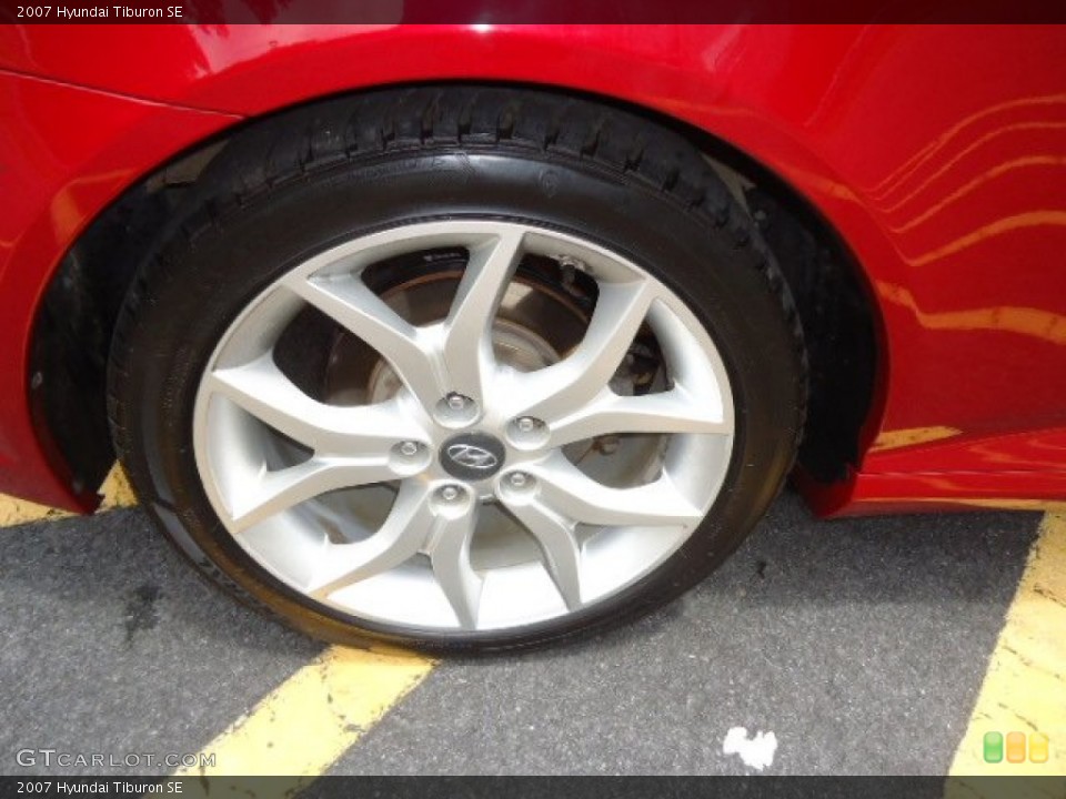 2007 Hyundai Tiburon SE Wheel and Tire Photo #66654332