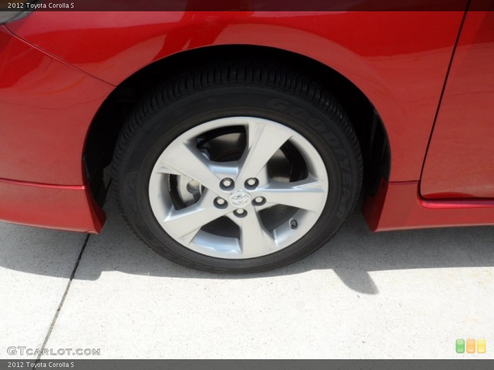 2012 Toyota Corolla S Wheel and Tire Photo #66657308