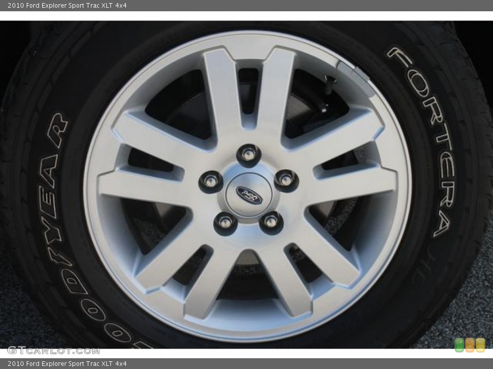 2010 Ford Explorer Sport Trac XLT 4x4 Wheel and Tire Photo #66659762