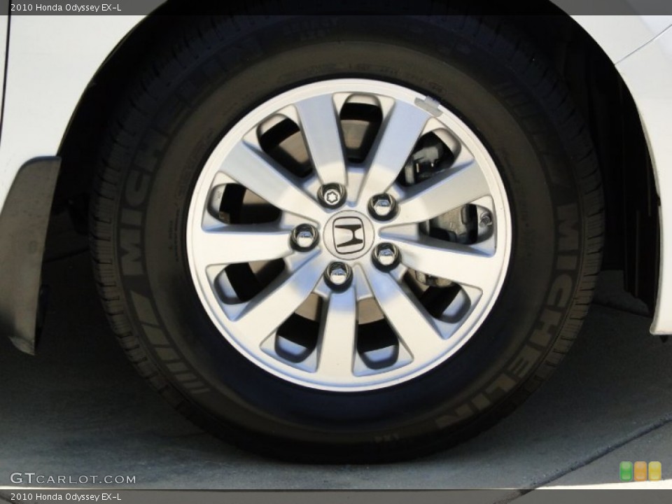 2010 Honda Odyssey EX-L Wheel and Tire Photo #66661289