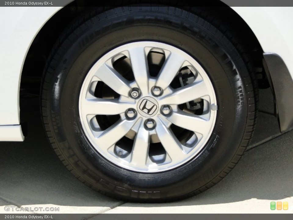 2010 Honda Odyssey EX-L Wheel and Tire Photo #66661307