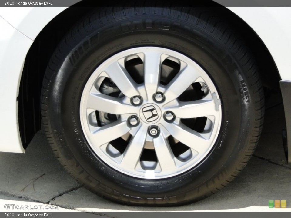 2010 Honda Odyssey EX-L Wheel and Tire Photo #66661316