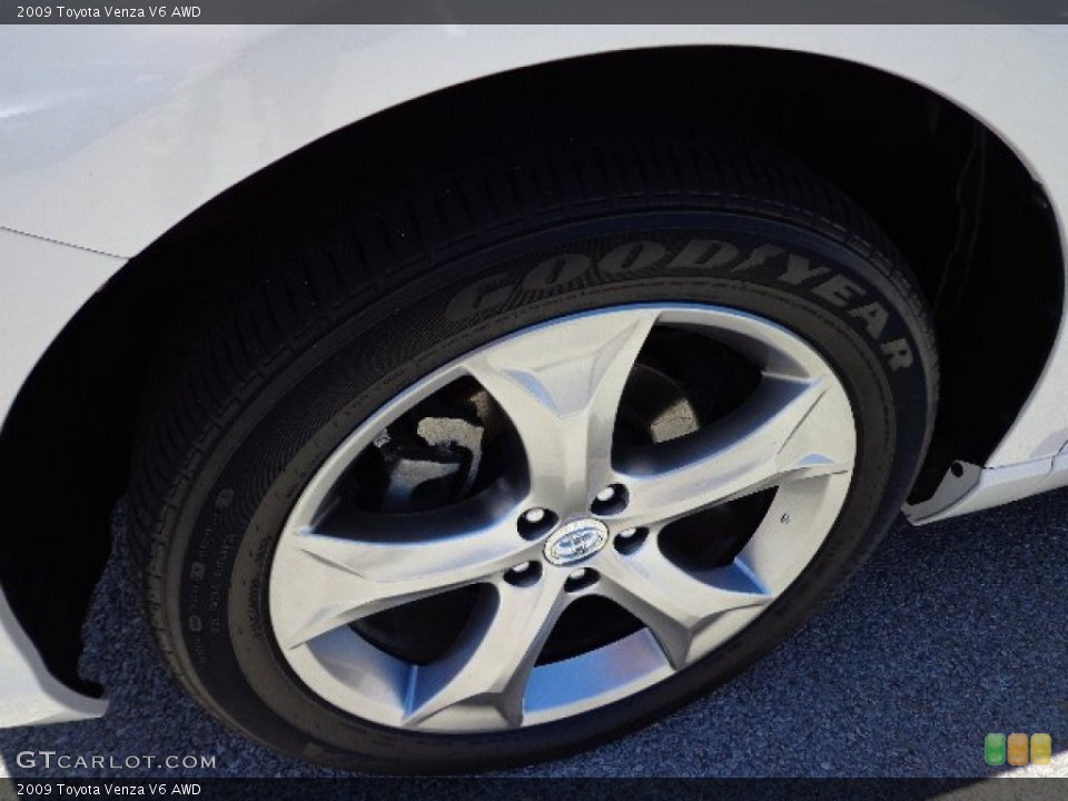 2009 Toyota Venza V6 AWD Wheel and Tire Photo #66669285