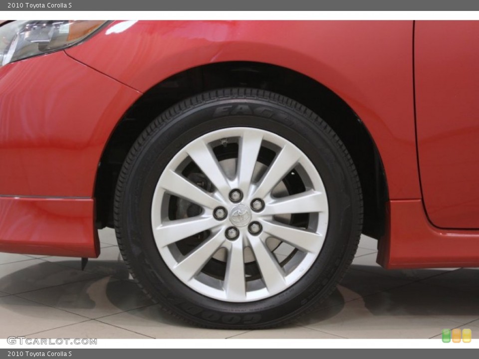 2010 Toyota Corolla S Wheel and Tire Photo #66671405