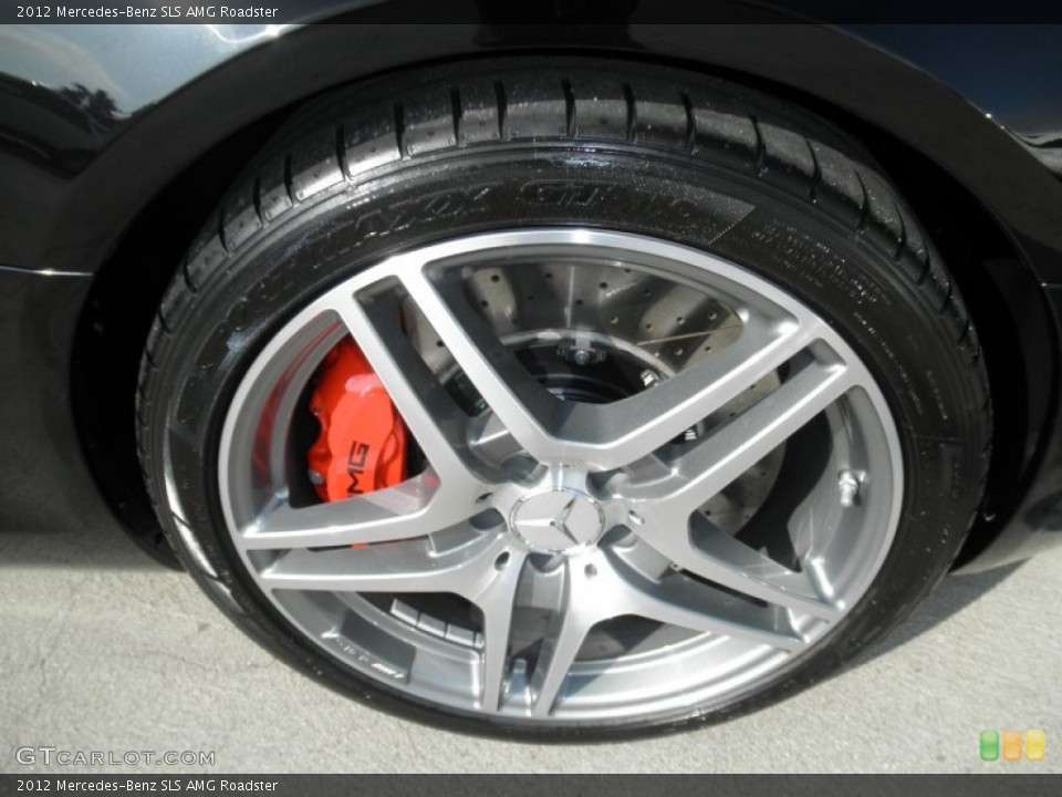 2012 Mercedes-Benz SLS AMG Roadster Wheel and Tire Photo #66681769