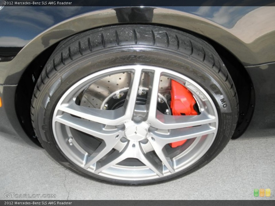 2012 Mercedes-Benz SLS AMG Roadster Wheel and Tire Photo #66681779