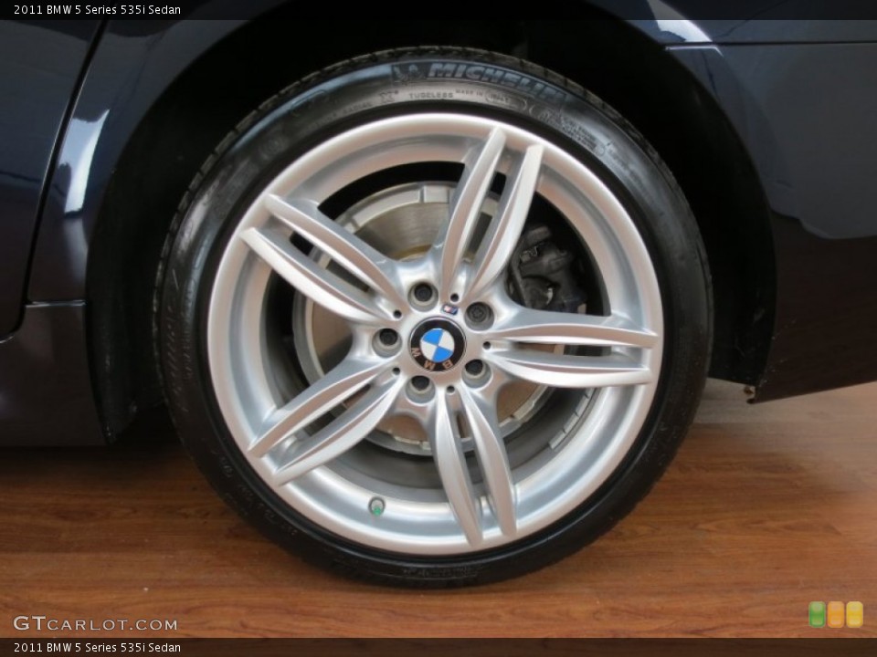 2011 BMW 5 Series 535i Sedan Wheel and Tire Photo #66686114