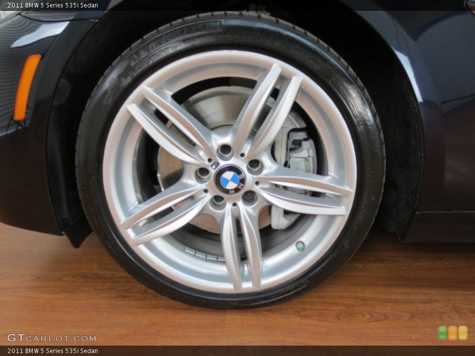 2011 BMW 5 Series 535i Sedan Wheel and Tire Photo #66686126