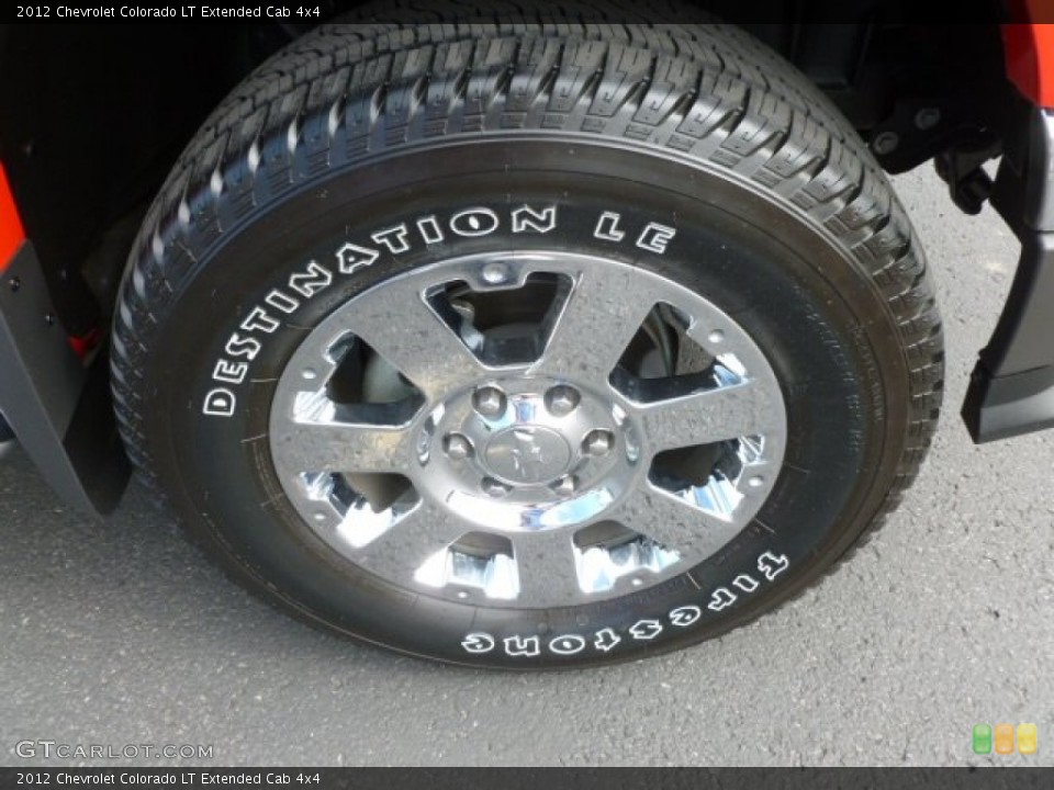 2012 Chevrolet Colorado LT Extended Cab 4x4 Wheel and Tire Photo #66689110