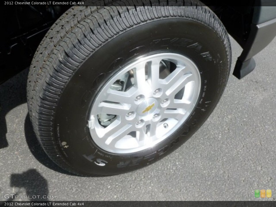 2012 Chevrolet Colorado LT Extended Cab 4x4 Wheel and Tire Photo #66689420
