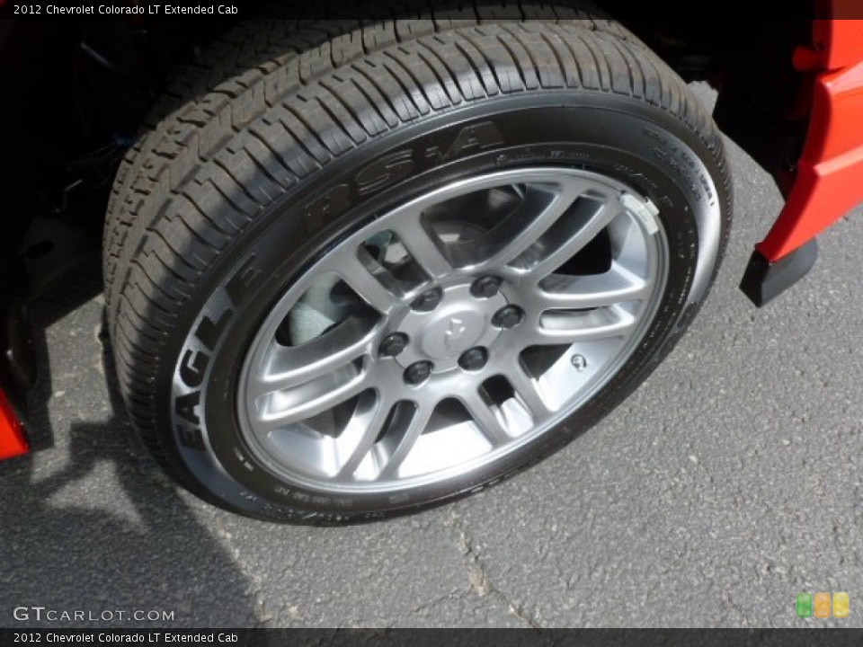 2012 Chevrolet Colorado LT Extended Cab Wheel and Tire Photo #66690818