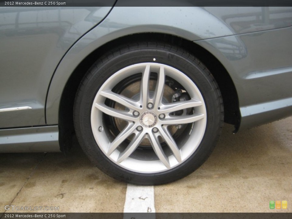2012 Mercedes-Benz C 250 Sport Wheel and Tire Photo #66690860