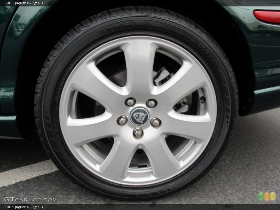 2006 Jaguar X-Type 3.0 Wheel and Tire Photo #66692714