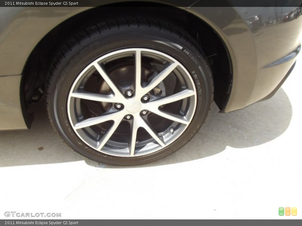 2011 Mitsubishi Eclipse Spyder GS Sport Wheel and Tire Photo #66695681