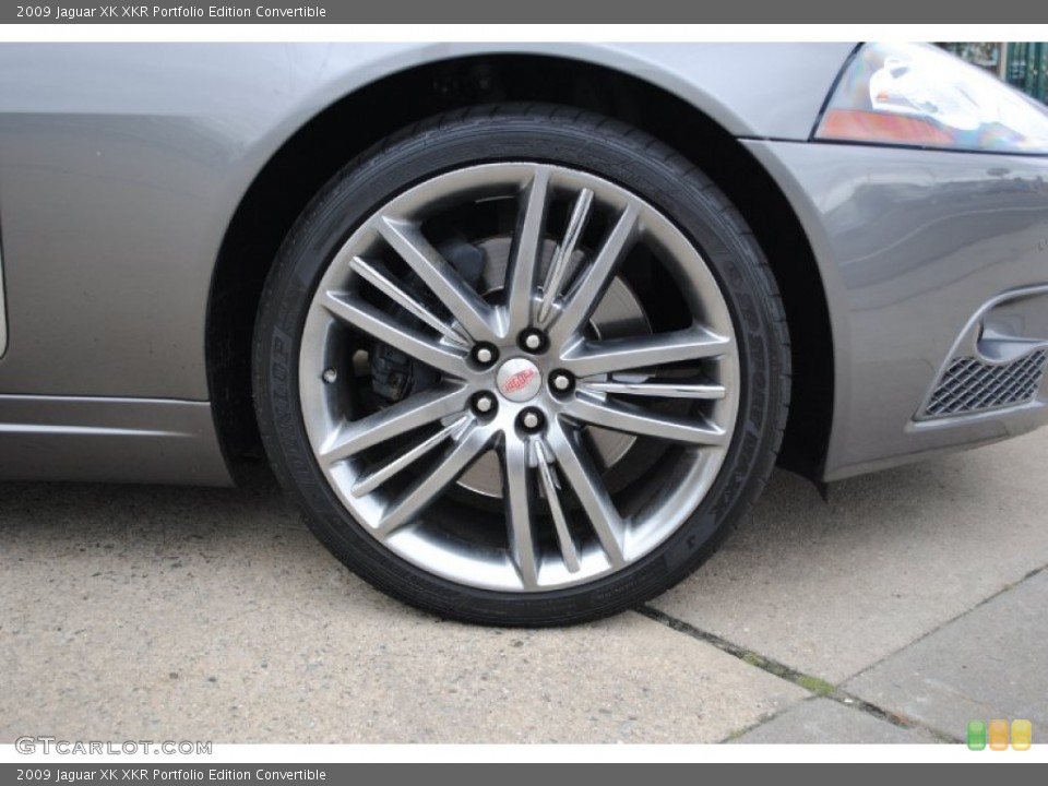 2009 Jaguar XK XKR Portfolio Edition Convertible Wheel and Tire Photo #66699347
