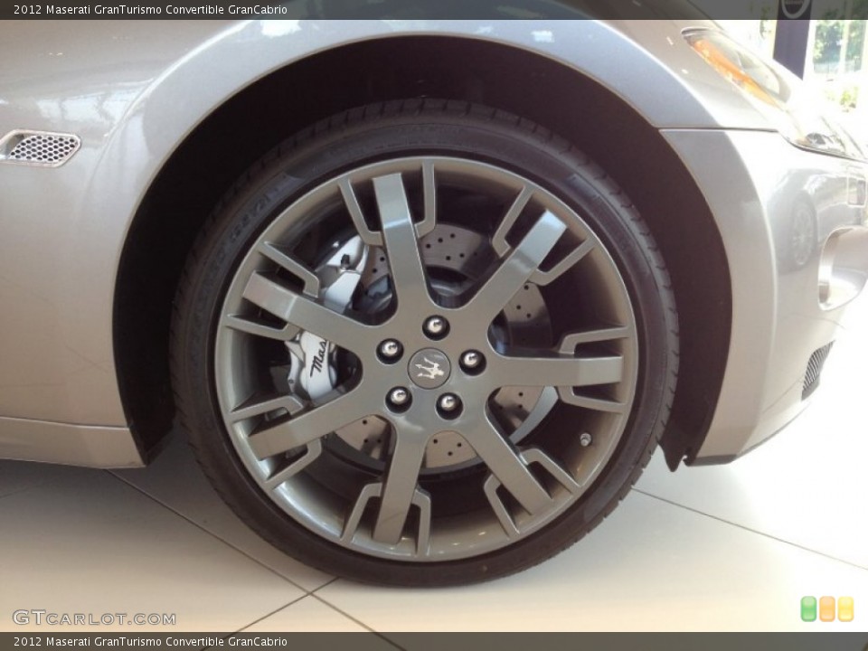 2012 Maserati GranTurismo Convertible GranCabrio Wheel and Tire Photo #66699626