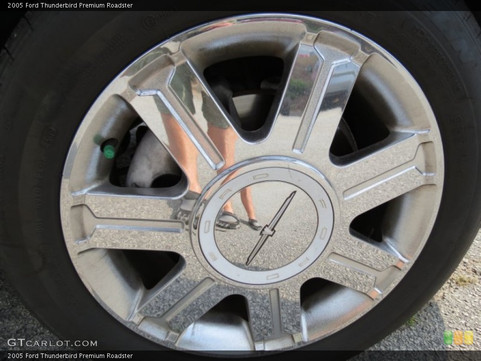 2005 Ford Thunderbird Premium Roadster Wheel and Tire Photo #66702968