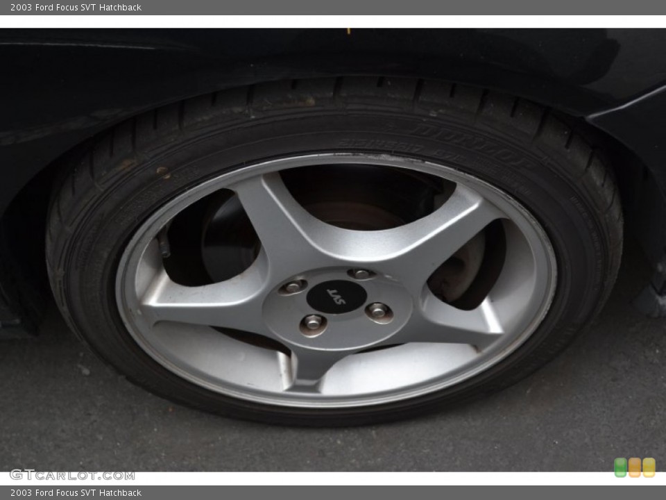 2003 Ford Focus SVT Hatchback Wheel and Tire Photo #66706805