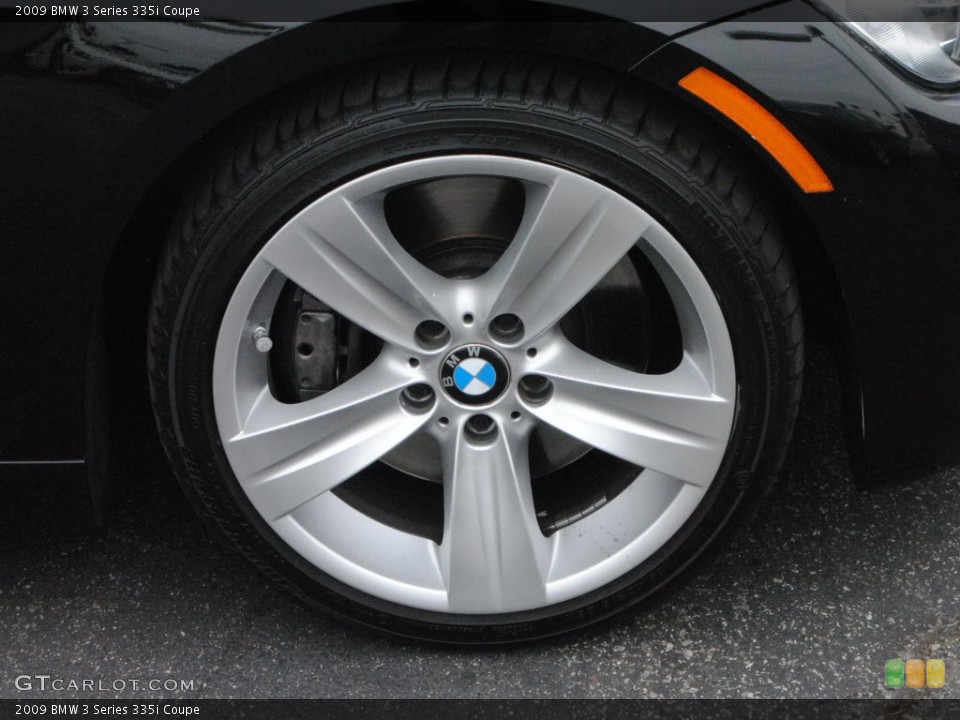 2009 BMW 3 Series 335i Coupe Wheel and Tire Photo #66707801