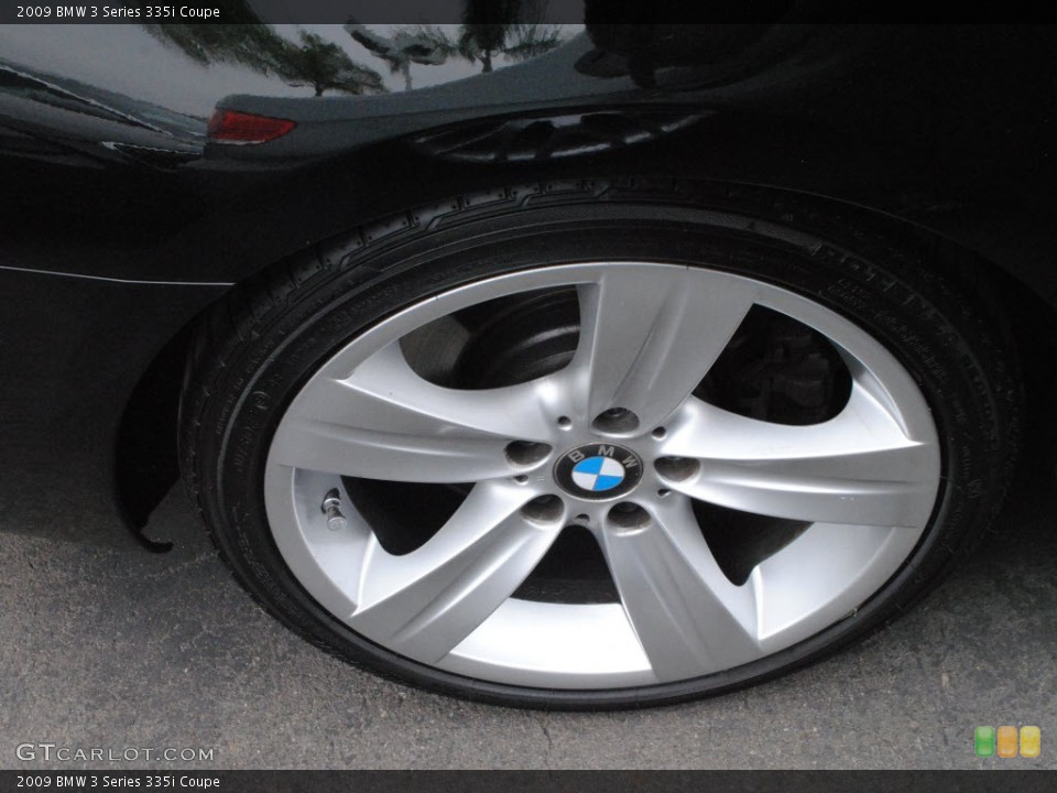 2009 BMW 3 Series 335i Coupe Wheel and Tire Photo #66707870