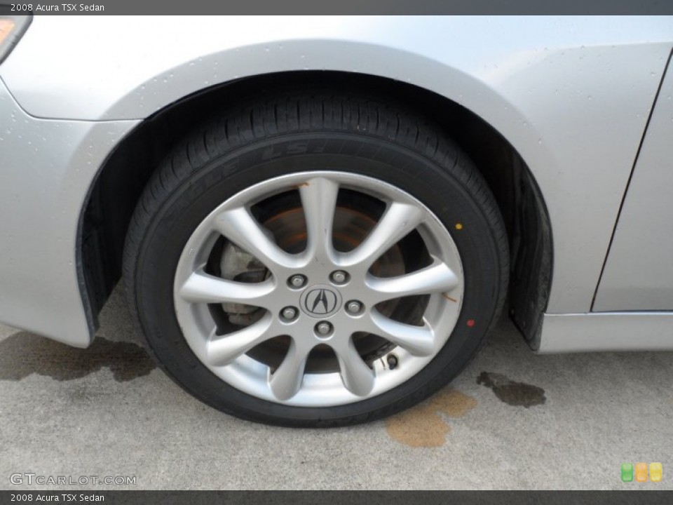 2008 Acura TSX Sedan Wheel and Tire Photo #66710555