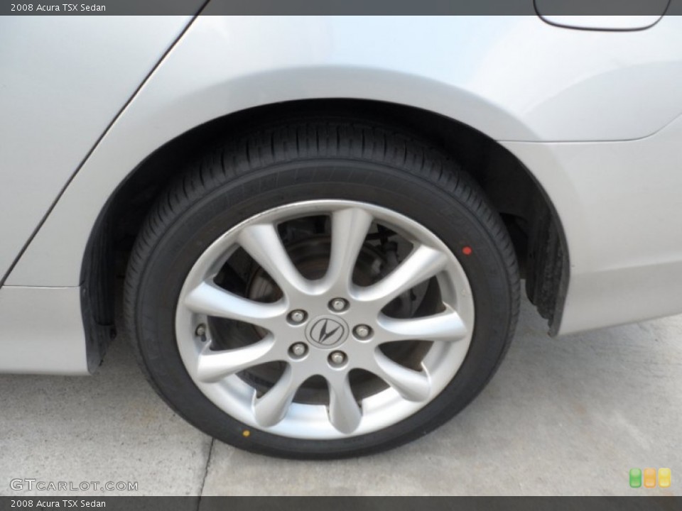 2008 Acura TSX Sedan Wheel and Tire Photo #66710564