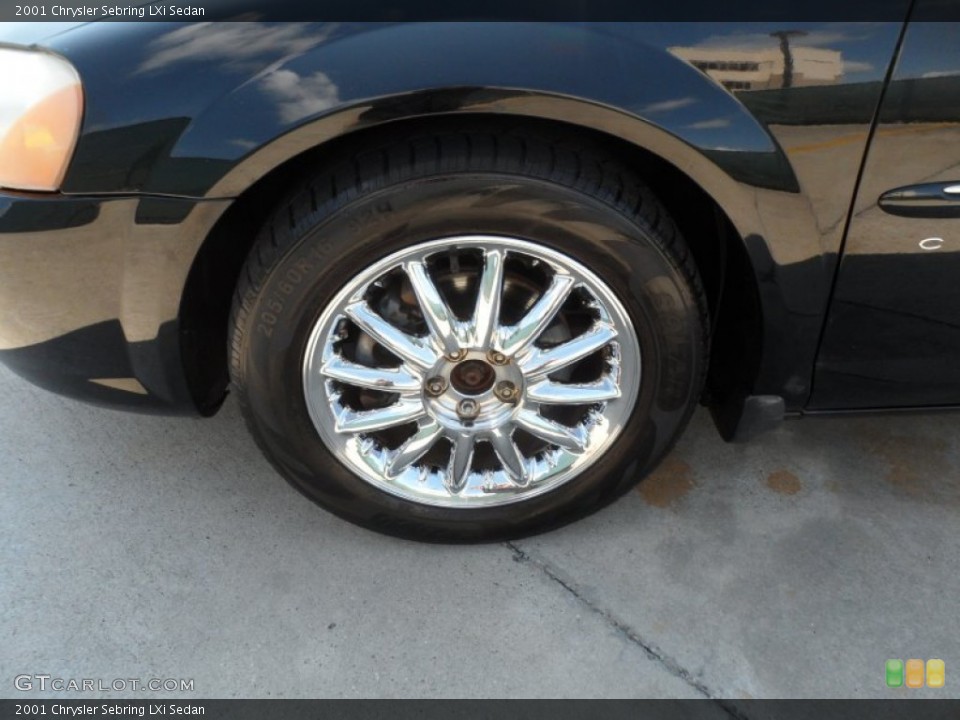 2001 Chrysler Sebring LXi Sedan Wheel and Tire Photo #66712514