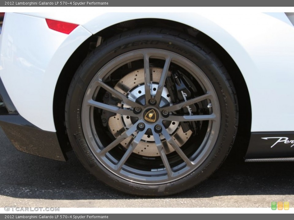 2012 Lamborghini Gallardo LP 570-4 Spyder Performante Wheel and Tire Photo #66718616