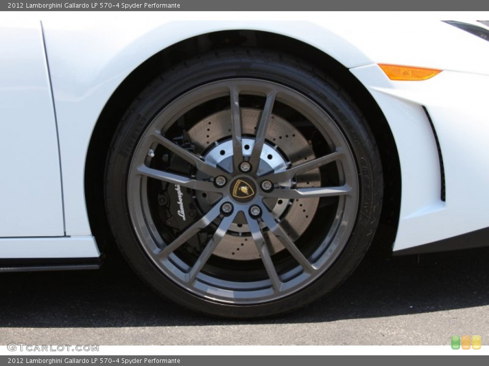 2012 Lamborghini Gallardo LP 570-4 Spyder Performante Wheel and Tire Photo #66718631
