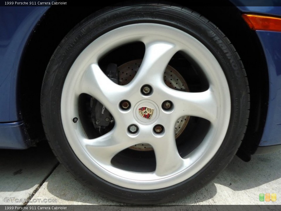 1999 Porsche 911 Carrera Cabriolet Wheel and Tire Photo #66722858