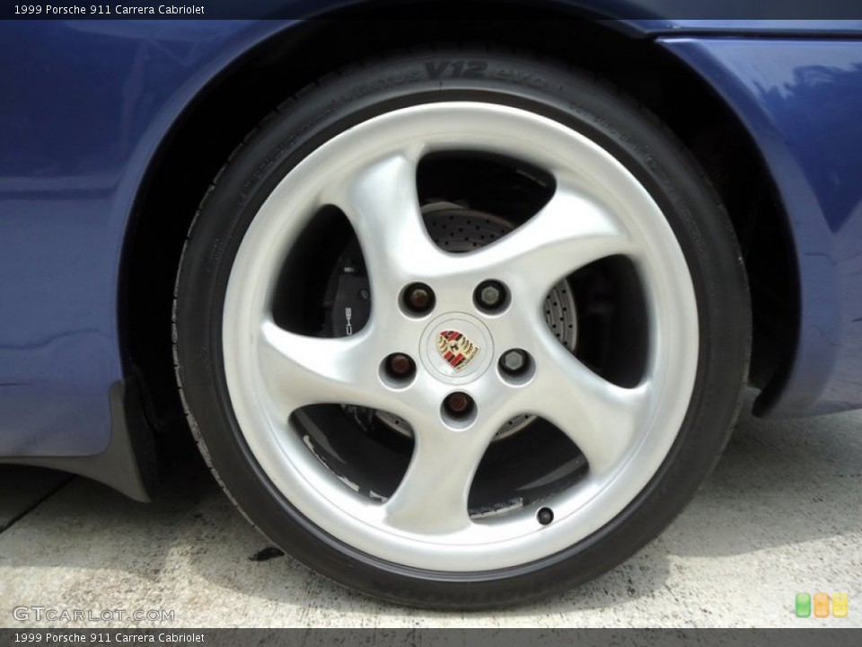 1999 Porsche 911 Carrera Cabriolet Wheel and Tire Photo #66722865