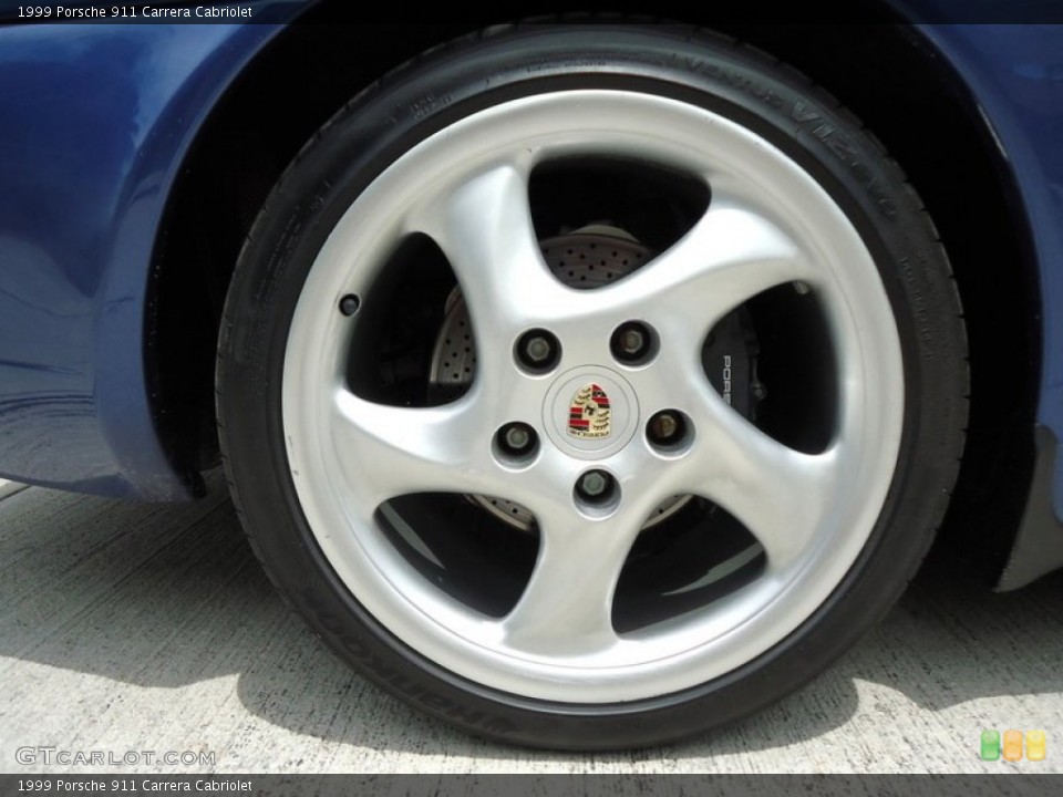1999 Porsche 911 Carrera Cabriolet Wheel and Tire Photo #66722879