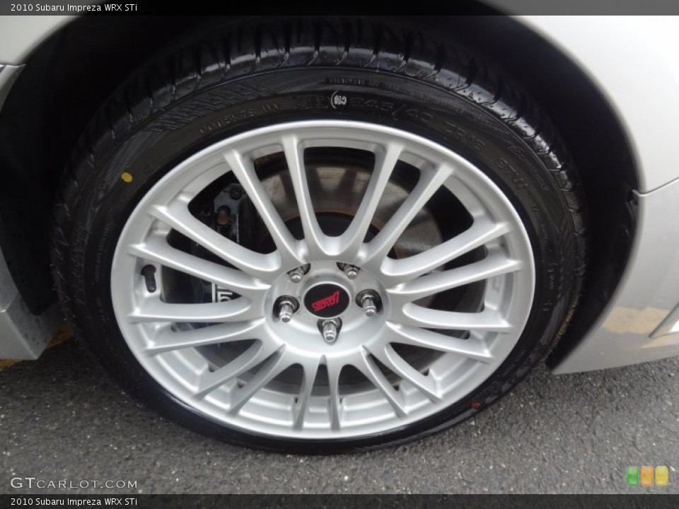 2010 Subaru Impreza WRX STi Wheel and Tire Photo #66722918
