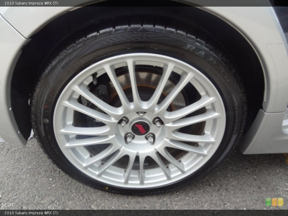 2010 Subaru Impreza WRX STi Wheel and Tire Photo #66722924