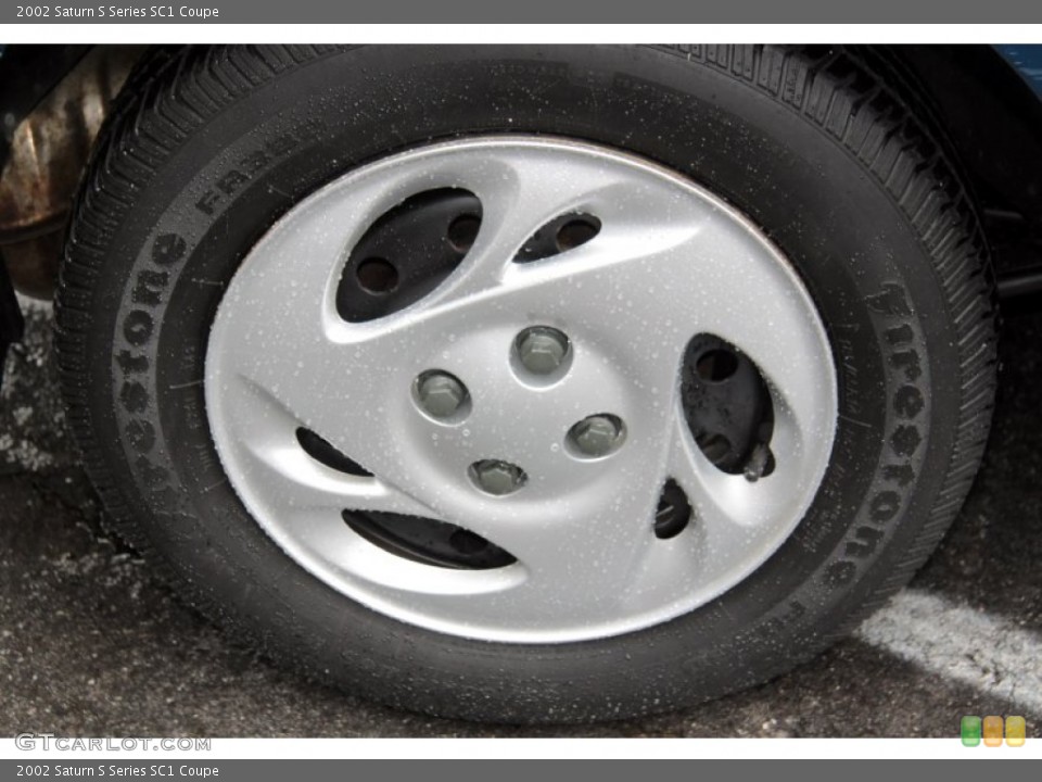2002 Saturn S Series SC1 Coupe Wheel and Tire Photo #66723275