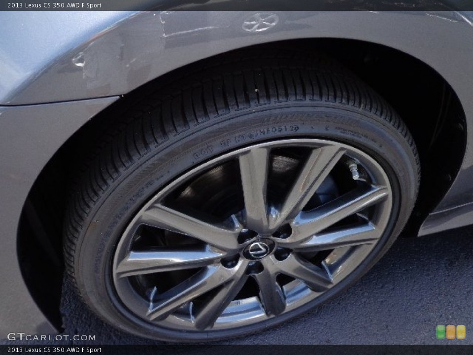 2013 Lexus GS 350 AWD F Sport Wheel and Tire Photo #66726587