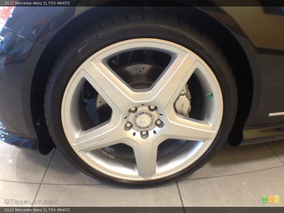 2012 Mercedes-Benz CL 550 4MATIC Wheel and Tire Photo #66732530